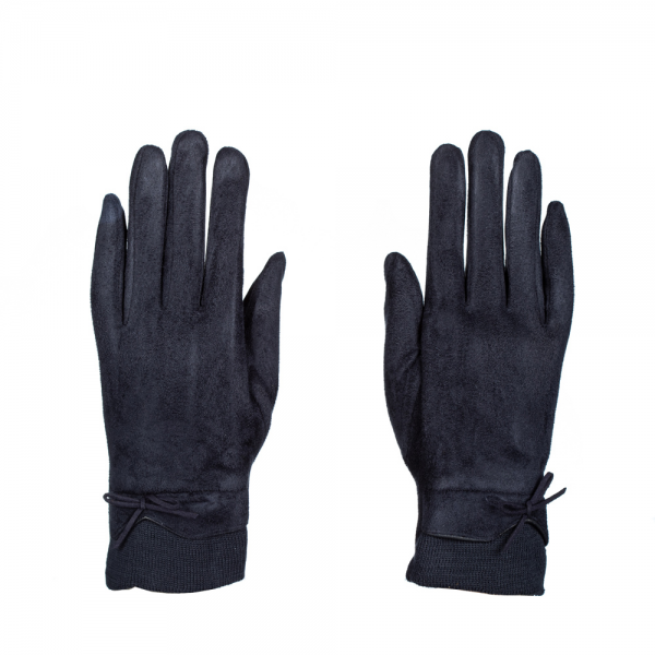Γυναικεία γάντια Filia σκούρο μπλε, 3 - Kalapod.gr